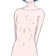 ショートカット貧乳