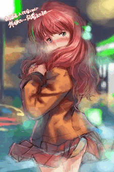 看板娘（風呂に入れず15日目）