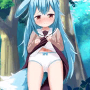 よその子たくしあげぱんつ