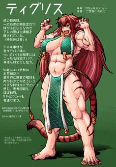 虎筋肉娘のキャラシ的な