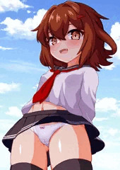 艦これ雷ちゃんおぱんつイラスト
