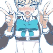トキちゃんアヘ顔ダブルピース