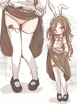 バニーメイド　パンチラ