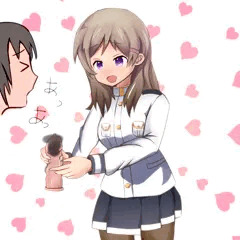 もかちゃんに魔法のゴムつけてもらった