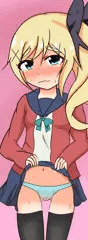 たくし上げはゆちゃん