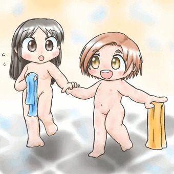 かおるちゃんありすちゃん温泉