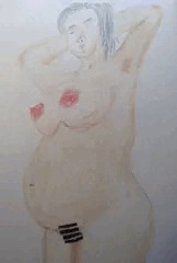 臨月妊婦