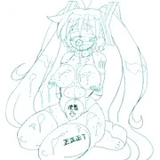 目隠し調教される初音ミク