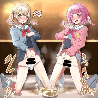 リク絵　（小豆沢こはね/鳳えむ　おしっこブレンド）