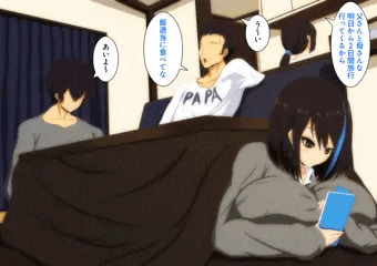 コタツで一緒に温まろう【サンプル】