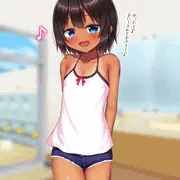 無邪気な女の子と一緒に銭湯