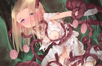 ローパー2体に囲まれたミントちゃん