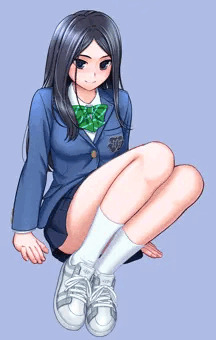 素足を見せてくれるふみかちゃん