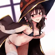 水着みせてきてこっちの反応見てにやにやするめぐみんです