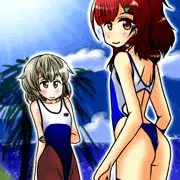 水着のメイタマ　カラー差分