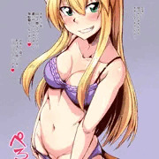 下腹部を見せびらかすお姉さんにぶっかけ！