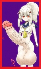 ふたなり綾波(アズールレーン) 大量射精・ちょっとHEIZEN