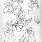 今日のお題『獣耳』新キャラ考案中！！