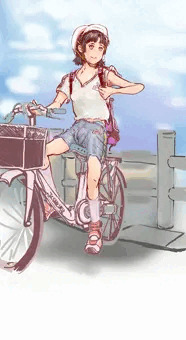 JC2、ヘルメット自転車通学中に素敵なお兄さんにサドルまたがりオナニーを教えてもらう