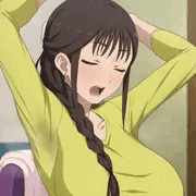 瀬川さんの蒸れた腋　修正　おっぱい差分追加