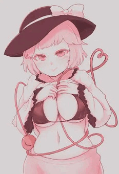 こいしちゃん服めくり