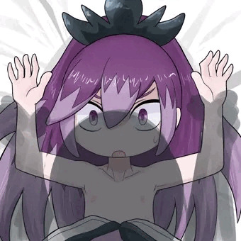 【過去絵】張り倒された百鬼姫チャン