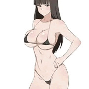 西住しほ マイクロビキニ (日焼け差分）