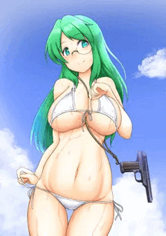 白ビキニ