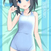 抱き枕カバー「白藍水色(オリジナル)」240723