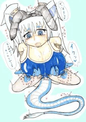 スク水バニーで乳首イキするセイリュウ