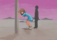 暁に物思いにふける紳士