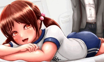 【挿絵】うつ伏せマッサージ妹ちゃん