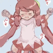 [ラフ絵]触手に犯されるシロマちゃん