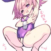蹲踞メスガキバニー腋