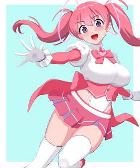 ピンク系魔法少女