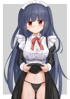 メイドとこよたくし上げ清書&差分