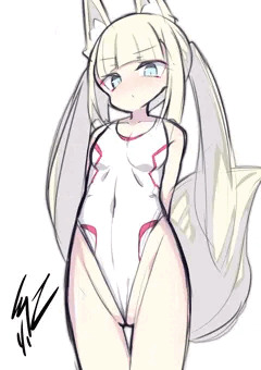 狐水着くいこみ