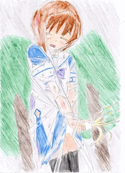ふたなりっ娘の荒天決行野外コスプレオナ