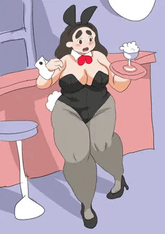 うさぎさんの恰好