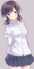 真夏の汗だくJK