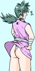 褌尻ちらり