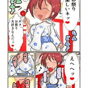 褐色生徒会長　お祭りデート❤️