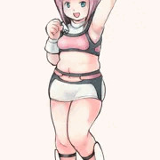 太めなピンク
