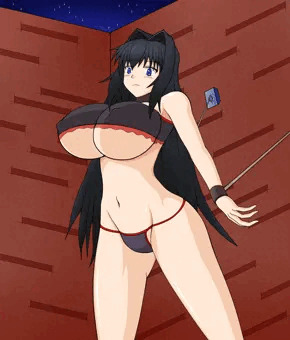 看板娘を膨腹させてみた…