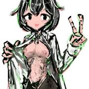 逆バニー白衣