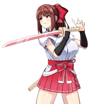 制作中RPG「天才退魔師は触手妖魔なんかに屈しない」立ち絵