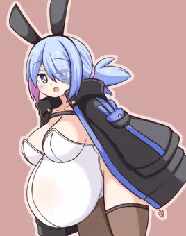 黒うさバ妊婦