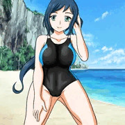 リン子ママ競泳水着