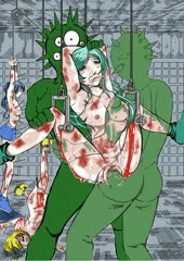 女戦士たちのピンチ