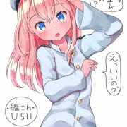 ユーちゃんに軍服を着てもらいました。